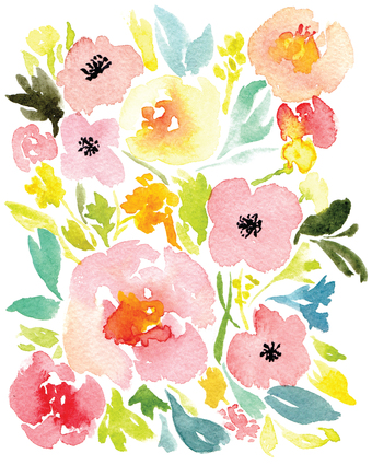 Flowers Watercolor Art