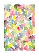 Colorful Abstract Watercolor Art | Gör en egen poster