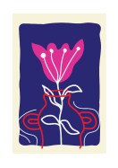 Flower In Vase | Gör en egen poster