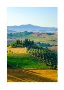 Tuscany Landscape View | Gör en egen poster