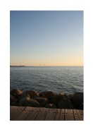 View Of The Ocean In Sunset | Gör en egen poster