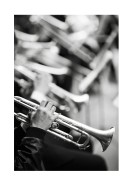 Jazz Band Playing | Gör en egen poster