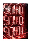 SoHo Neon Light Sign | Gör en egen poster