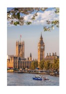 Big Ben In London During Spring | Gör en egen poster