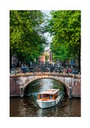 Canal In Amsterdam | Gör en egen poster