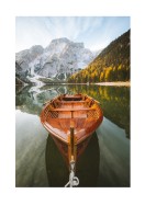 Rowing Boat In Lake | Gör en egen poster