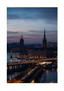 Stockholm By Night | Gör en egen poster