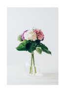 Hydrangea Flowers In Vase | Gör en egen poster