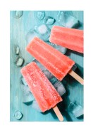 Sweet Pink Popsicles | Gör en egen poster