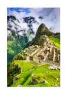 View Of Machu Picchu In Peru | Gör en egen poster