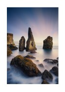 Sunrise At Coastline In Iceland | Gör en egen poster