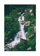 Beautiful Waterfall In The Himalayas | Gör en egen poster