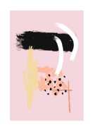 Pink Abstract Artwork | Gör en egen poster