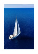 Sailboat In The Middle Of The Ocean | Gör en egen poster