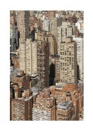Aerial View Of Buildings In New York City | Gör en egen poster