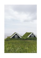 Farmhouses In Iceland | Gör en egen poster