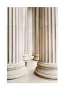 Row Of Marble Columns | Gör en egen poster