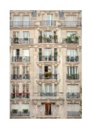 Building Facades In Paris | Gör en egen poster